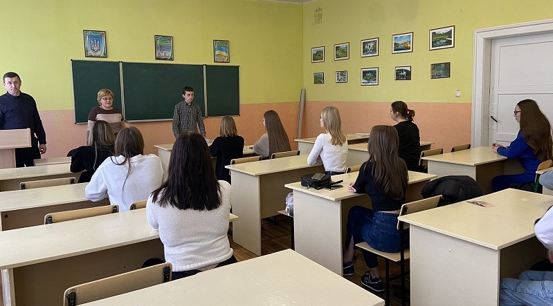 Проведення інструктажу перед проходженням виробничої практики студентами
